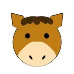 horse ball sticker icon