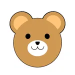 bear ball sticker icon