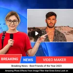 Breaking News Video Maker icon