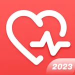 Daily Health-pulse heart track icon