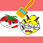 Drawing nd Coloring Lemons Art icon