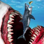 Man Eater Megalodon Shark Game icon