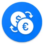 Currency converter simple icon