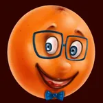 Creepy Orange Professor icon