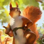 Squirrel Pet Life Sim 3D Games icon