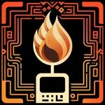 QR Fire icon