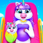 Unicorn Pregnant Mommy Daycare icon