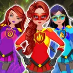 Superhero Girl DIY Makeup Game icon