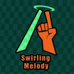 A swirling Melody icon