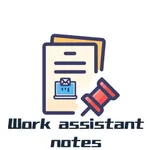 Work assistant notes icon