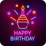 Birthday Cake Photo Card Maker icon