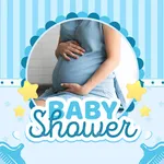 Baby shower invitation icon