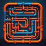 pipe spin puzzle icon