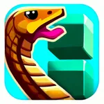 Snake Train vs Blocks Run icon