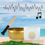 singing bowl test icon