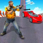 Gangster Mega Ramp Shooter icon