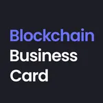 Blockchain Business Card icon