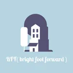 BFF (bright foot forward) icon