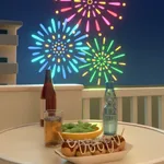 Escape game Takoyaki,fireworks icon