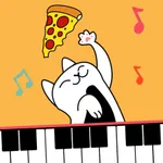 Cat Piano Cafe: Cute Cat Games icon