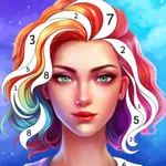 Lady Color - Paint by number icon