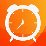Alarm at time and date icon