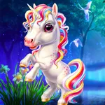 Baby Unicorn: Pony Town Games icon