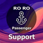 RORO passenger. Support CES icon