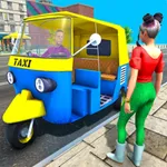 Taxi Driving Tuk Tuk 3D Games icon