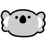 animated koala sticker icon