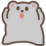 cutee rat sticker icon