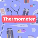 The thermometer body temp арр icon