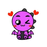 Purple Dragon Stickers icon