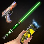 Lightsaber, Gun, & Taser Prank icon