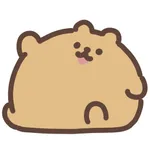 soft bear sticker icon