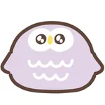 soft owl sticker icon