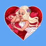 Aphrodite Love Stickers icon