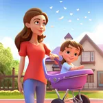 Pregnant Mom Kin Life Game icon