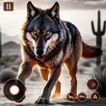 Wolf Simulator Wild Animal War icon