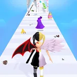 百变少女向前冲 - 冒险闯关休闲跑酷小游戏 icon