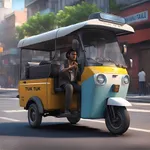 Modern Tuk Tuk Rickshaw Game icon