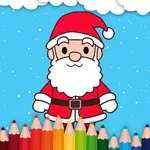 Christmas Coloring Book Game . icon