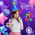 Birthday Photo Video Editor icon