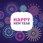 New year Frames Greeting cards icon