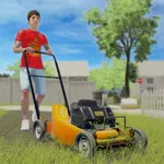 Garden Mower Grass Cutting Fun icon