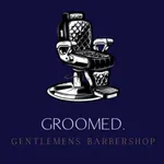 Groomed gentlemen’s barbershop icon