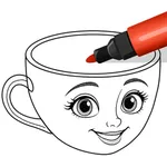 Coloring Page ASMR Drawing icon