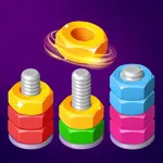 Screw Nut Bolts Sorting Games icon