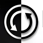 Black White Chat icon