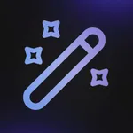 High resolution photo: AI Wand icon